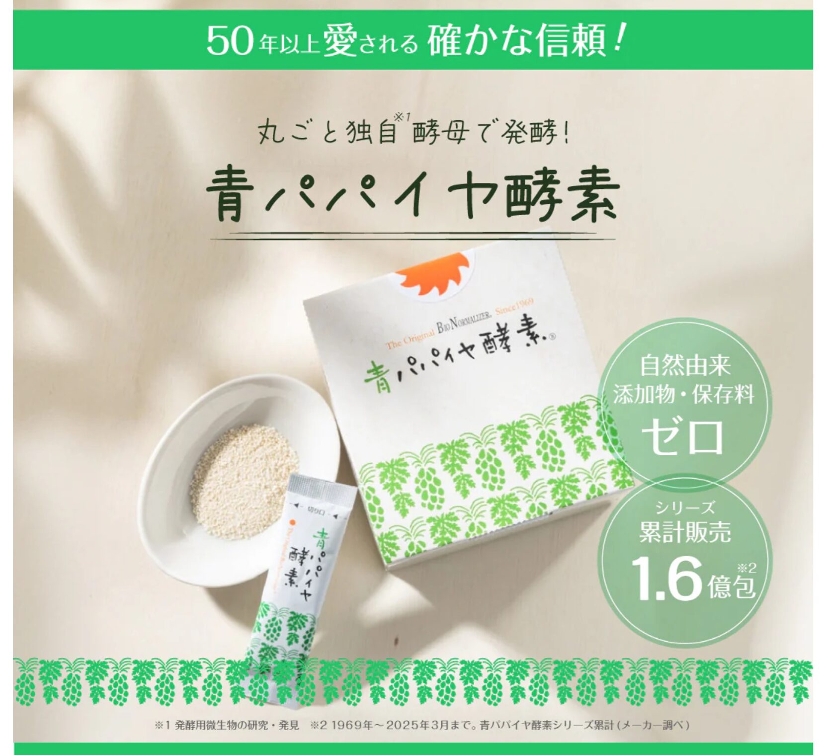 青パパイヤ酵素